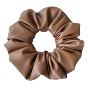 Scrunchie - Leather Brown