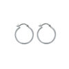 Sterling Silver 925 Thin Hoop Earrings