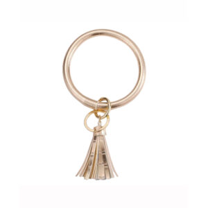 Key Ring Bracelet - Champagne Rose Gold