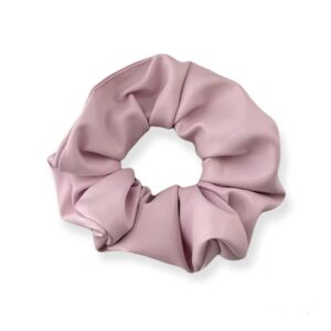 Scrunchie - Leather Pastel Pink