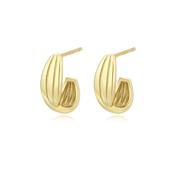 925 sterling silver twist Earrings