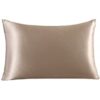 ZOË AYLA SILKY SATIN PILLOWCASE BEIGE