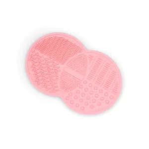 ZOË AYLA SILICONE MAKEUP BRUSH CLEANSING TOOL IN PINK