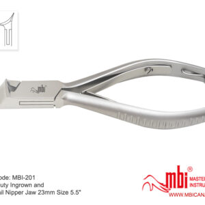 MBI-201 Heavy Duty Ingrown and Thick Nail Nipper (5.5")