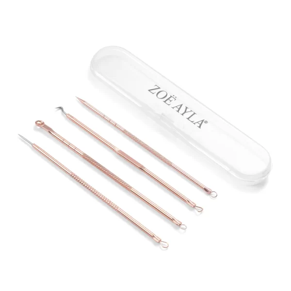 ZOE AYLA Deep Cleansing Kit: 2 Finger tips, Blackhead Extractor Tools, Silicone Cleanser