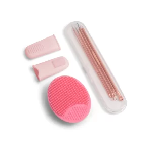 ZOE AYLA Deep Cleansing Kit: 2 Finger tips, Blackhead Extractor Tools, Silicone Cleanser